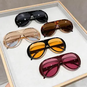 5 Pairs Y2K Street Style Women's Plastic Sunglasses in Assorted Colors Perfect for Beach Vacations Driving and Night Out Stylish Accessories for Every Occasion