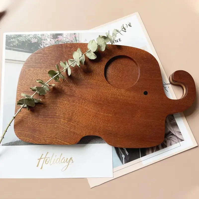 nalmall elephant light food tray home creative personalized tray dinner plate kitchenware