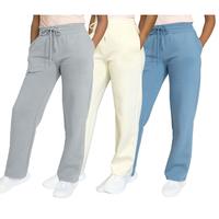 (3 Pack) Heather Grey-Cream-Light Blue