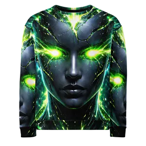 Split Crown: Unisex All-Over Print Sweatshirt