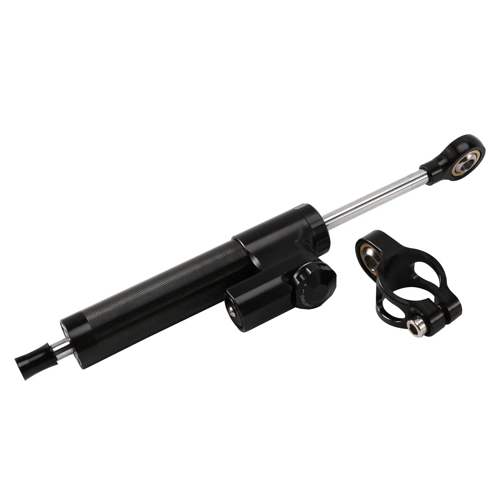 Universal Steering Damper Motorcycle Stabilizer Linear Reversed Safe Control CNC for Yamaha MT09 MT07 YZF R1 R6 Black