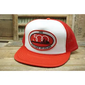 1985 - 500 Wisconsin MS Polaris Snowmobile Rope Hat Vintage Hat