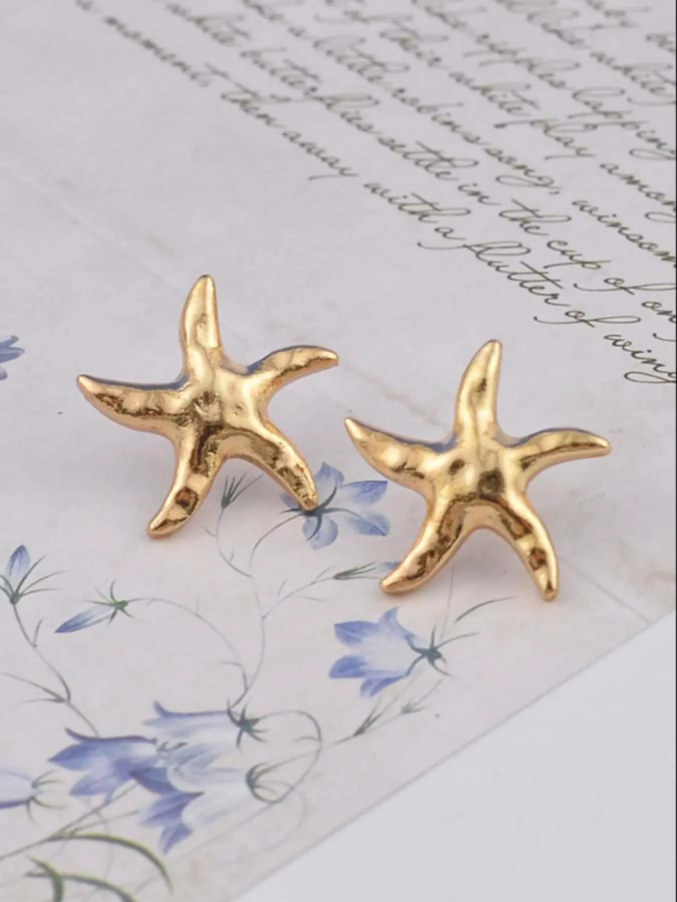 Starfish Design Ear Studs for Girls, Fashionable Women's Jewelry for Everyday Wear, Stylish Birthday Gift Accessories