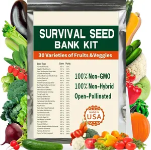 30 Variety Home Garden Vegetable Seed Kit – Complete Backyard Growing Collection, High Germination Heirloom Veggies, Ideal for Raised Beds & Small Spaces