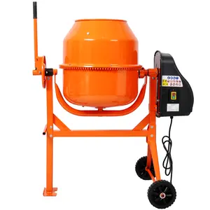 4.2Cu. Ft Electric Cement Mixer Portable Concrete Mixer Machine for Mortar Stucco & Fodder Mixing Durable Rust Resistant 110V Motor
