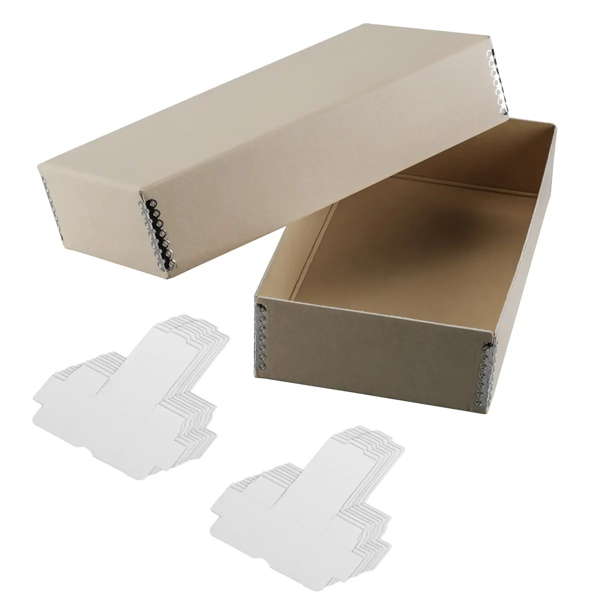 Adorama 35mm Archival Slide Storage Box w/Divider Boxes, Holds 400 Slides