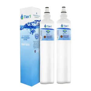 Tier1 Refrigerator Water Filter Replacement for LG LT600P 5231JA2006A, 5231JA2006B, Kenmore 46-9990, 9990, 469990, 5231JA2006F, 5231JA2005A - Reduces Chlorine amd Improves Water Taste - 2 Pack