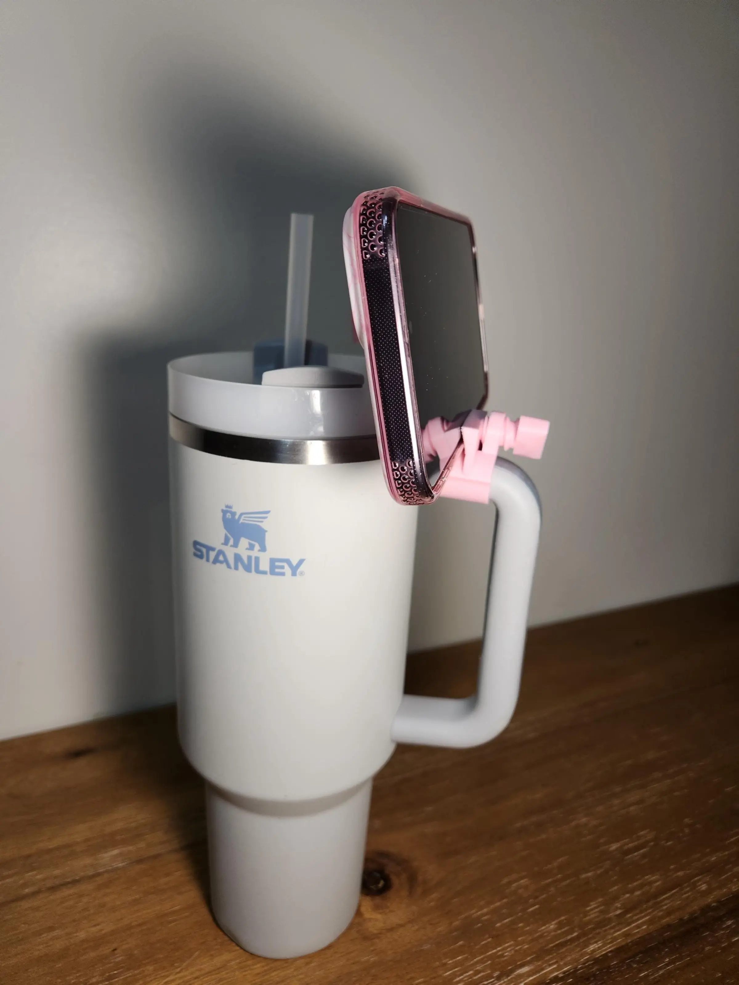 Stanley Cup Phone Holder for Stanley Cup 3D Printed Phone Stand for Handle of Stanley Cup Phone Mount