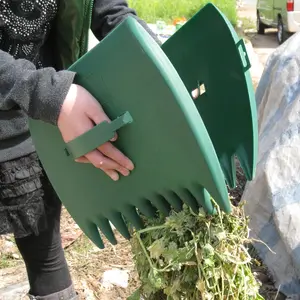 2PCS Leaf Scoops Hand Rakes - Heavy Duty Garden Claws & Leaf Grabbers. Pick Up Leaves, Grass & Debris Fast Save Your Back & Keep Hands Clean. Ultimate Yard Cleanup Hack & Lawn Care Must Have Tool