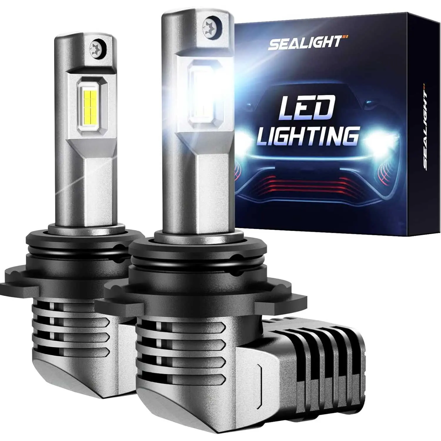 2020 Honda Civic 9005/HB3 60W 6500K White IP67 LED Headlight Bulb 2PCS SEALIGHT S2