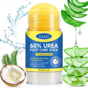 Elaimei 60% Urea Intensive Foot Care Stick, 40g, Contains 60% Urea + 2% Salicylic Acid, Softens Foot Skin, Cracked Heel Repair, Rod Shape, Non-Flammable