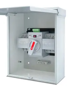 63A Automatic Transfer Switch for Generator, 3P, 120/240V Dual Power Generator Transfer Switch Meeting NEMA 3R Standards for Outdoor and Indoor