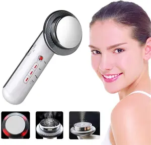 3-in-1 Ultrasonic Beauty Massager, Home Use for Skin Tightening & Body Care