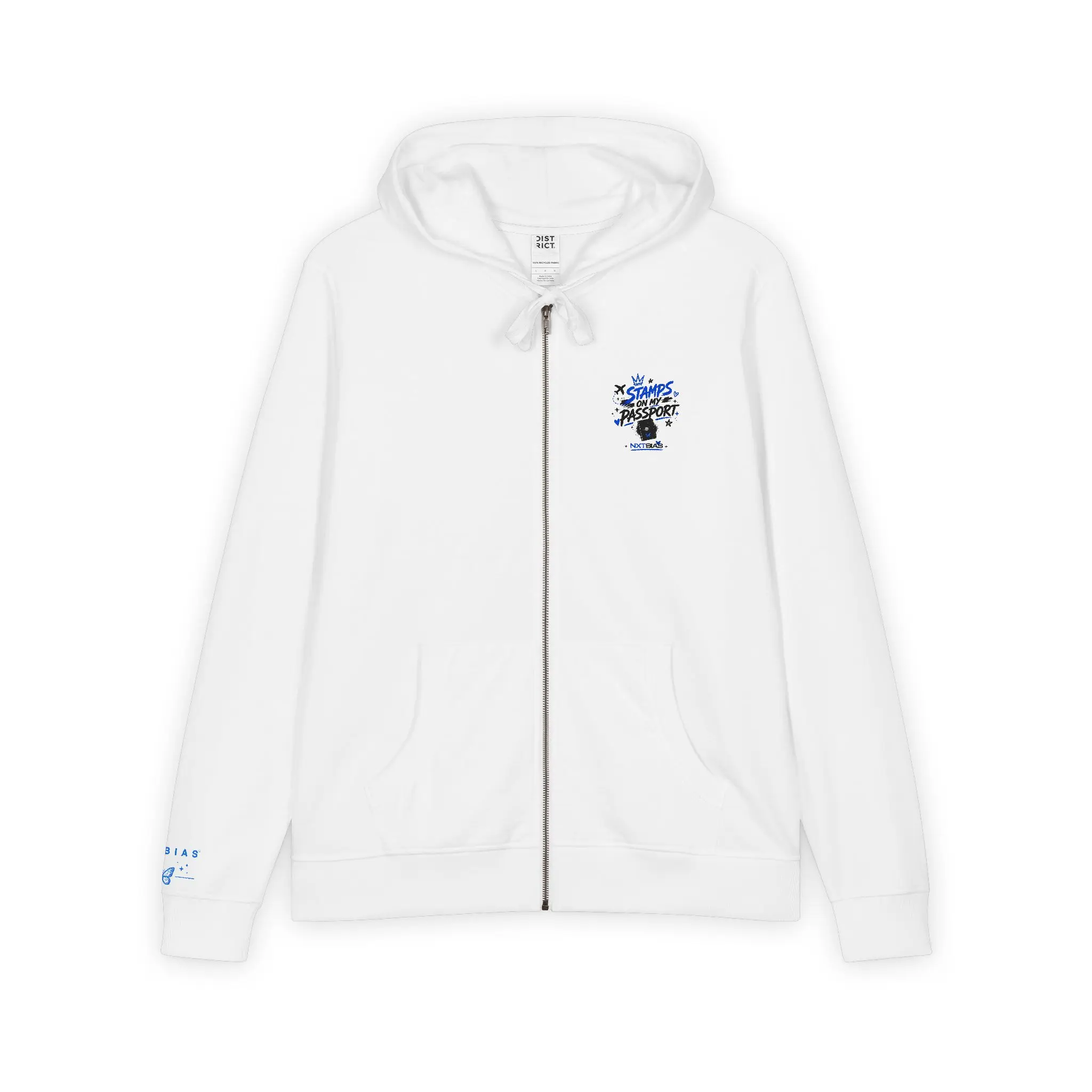 Stamps on My Passport Zip-Up Hoodie | Travel Hoodie | Airport Outfit | Vacation Graphic Hoodie | Unisex Travel Sweatshirt | NXTBIAS Casual Plane travelessentials