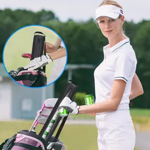 7-Can Insulated Beer Sleeve for Golf Bags, Portable Sling Cooler Insert, Drink Holder Accessory Fits Most Golf Bag Styles & Types
