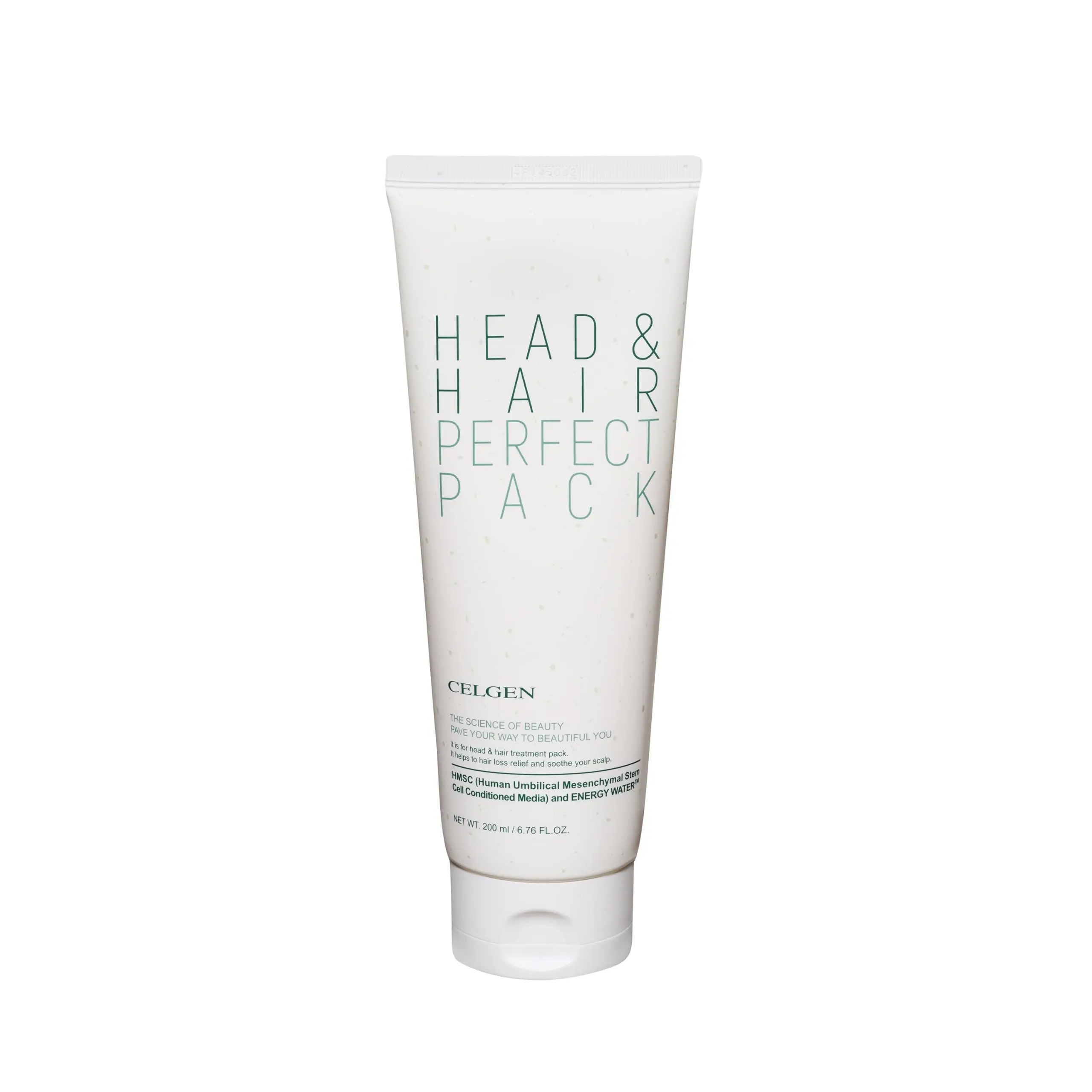 [CELGEN] Head & Hair Perfect Pack – Deep Conditioning Mask for Dry, Damaged or Bleached Strands - Hydrating Hair Mask for Smoothing Frizz and Split Ends with Keratin, Collagen and Ceramides (6.76 fl oz)
