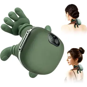 Neck Massager, Electric Neck and Back Massager with Heat, Simulated Human Hand Design Shoulder Neck Massage for Pain Relief and deep Tissue, Shiatsu Massage 4D Kneading, Gifts for Men Women