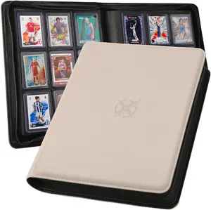 Pro Collector 288-Toploader Trading Card Binder – 9-Pocket Heavy-Duty Album for MTG, TCG & Sports Cards(Ivory White)