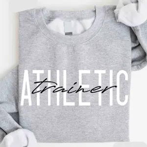 Athletic Trainer Crewneck Sweatshirt, Athletic Coach Shirt, Athletic Training, Athlete Gifts, Personal Trainer, Gym Trainer Shirt