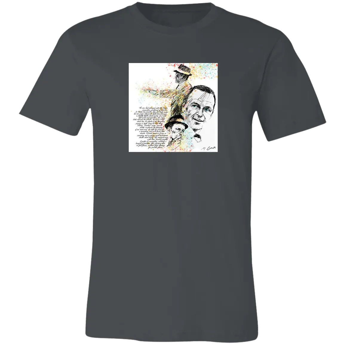 Frank Sinatra THE WORLD WE KNEW by George Bartell (1966) Unisex Jersey Short-Sleeve T-Shirt