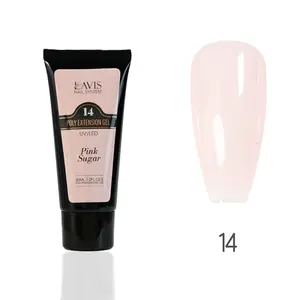 LAVIS Poly Extension Gel (ver 2) - 14 Pink Sugar - UV/LED 30ml