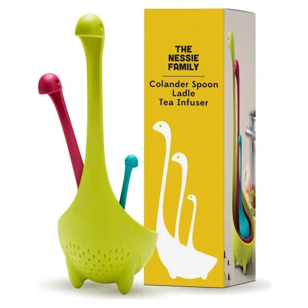 Pack of 3 Tea Infuser, Soup Ladle, and Colander - Cute Kitchen Accessories, Cooking Gifts, Funny Kitchen Gadgets, Kitchen Gifts