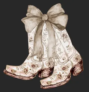 Western Boots 3 Gangsheet | DTF Transfers | Heat Transfers