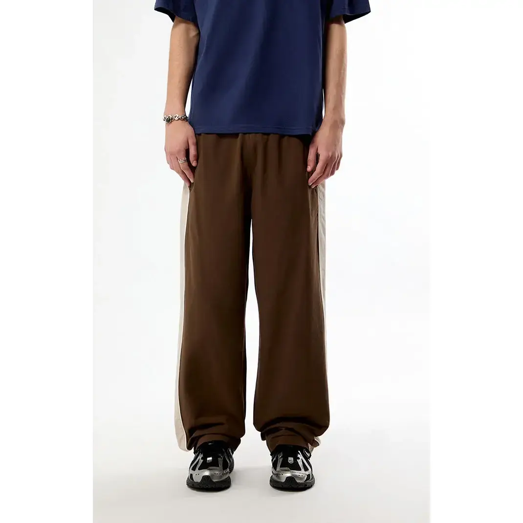 Pacsun Men's Brown Brodie Baggy Track Pants