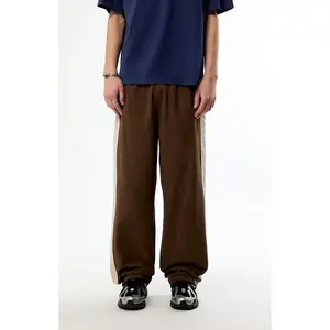 Pacsun Men's Brown Brodie Baggy Track Pants
