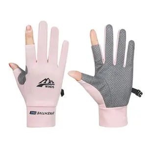 Outdoor Mountaineering Fishing Gloves Women's Sports Sunscreen Thin Mountain Climbing Shooting Running Bike Riding