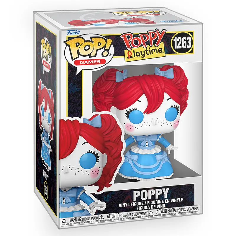 Funko POP Games: Poppy Playtime - Poppy Vinyl Figure with Epic Collectibles Premium Box Protector Included