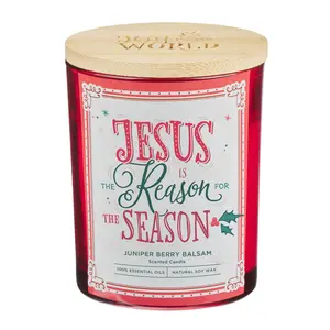 Jesus is the Reason Scented Candle in a Glass Jar