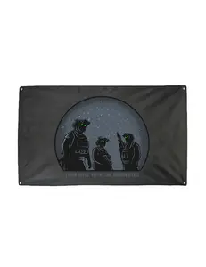 Them Boyz Banner - Lightweight Print Banner with Graphic Design Featuring Three Characters