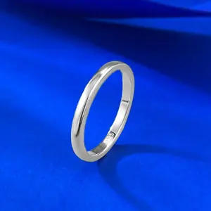 S925 Sterling Silver Smooth Surface Plain Band Ring -293(50%) Wedding Promise Rings Statement Rings