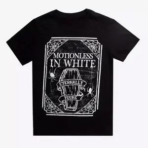 Vintage Motionless In White Eternally Yours Coffin T-Shirts