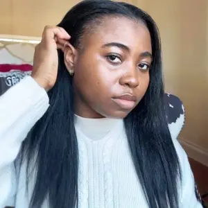 HerGivenHair BYE BYE Leave-out Kinky Blow Out Clip-in Hair Extensions Invisible Clip ins True Roots Clip ins Invisible Wefts For Natural Hair Black Girls