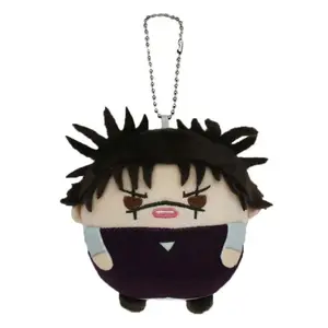 Jujutsu Kaisen Round Plush Keychain Yuji Megumi Choso Yuta Anime Fluffy Stuffed Doll Bag Pendant Fans Gift