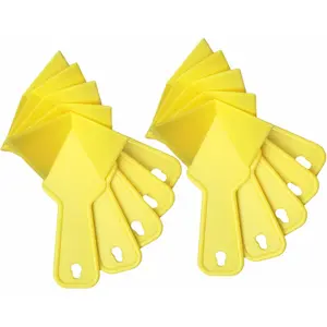 10 count Plastic Corner Trowel, Drywall Corner Finishing Tools, Cleaning Stucco Removal Builder Tool Finisher for Floor Wall Ceramic