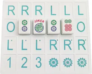 Mahjong Practice Board 3D Printed Solo Trainer with RLO Charleston Guide & 24 Slots - Training Aid for Learning 2026 New Card Patterns Strategy Tool