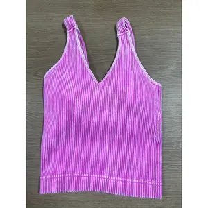 Bright mauve v-cut padded bralette