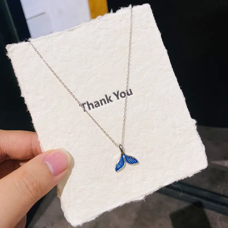 D02 Silver Blue Mermaid Tail