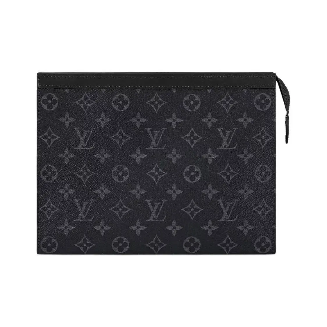 Pre-owned Louis Vuitton Pochette Voyage, Classic Monogram Print, Zipper Closure, Coated Canvas Clutch & Toiletry Bag