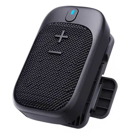 Compact Bluetooth Speaker - Magnetic Clip-On, Rechargeable Waterproof, Cordless, Mesh Stereo Outdoor, USB-C, 64G Support, Sound Upgrade, Microphone, Hands-Free Music & Calls, Wireless Earbuds Compatible, Active Noise Suppression, Long-Lasting Batteries