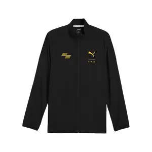 PUMA Mens X Hyrox Run Favorite Woven Jacket Athletic Outerwear Casual - Black
