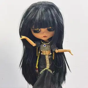 Custom Blythe Doll OOAK Egyptian Gothic Style Full Outfit
