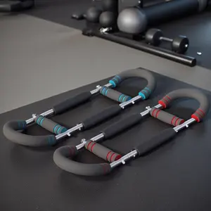 New Multi-functional U-Shaped Home Arm Exerciser - 3 Adjustable Levels Fitness Bar for Men