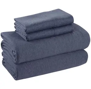 Blue Cove Adult Jersey Bed Sheet Set - Full Size, 4 Pieces