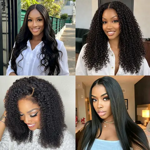 【Clearance Sale】Wear and Go Glueless Pre Cut 5x5 Lace wig 100% Human Hair Glueless Wigs Pre Plucked Pre Bleached Knots for Black Women Beginner Friendly #SummerVibes#SummerWins