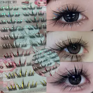 4  Styles Lash Clusters Kit,60CT DIY Cluster Lashes for Beginners, 9-12mm Mix C Curl Natural Volume Wispy Eyelash Clusters,You Need for Beginners and Proficient, DIY at Home Easily Makeup Cosmetic ！