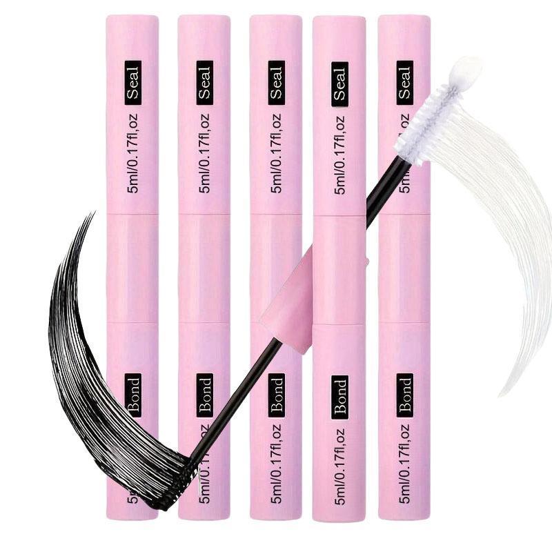 Women's DIY Cluster Lashes Cosmetic Kit - 1/3/5Pcs Dramatic False Lashes, 2-in-1 Waterproof Bond & Seal Glue, Long-Lasting Hold Remover, Eyelash False Eyelashes & Adhesives Set for Adults
